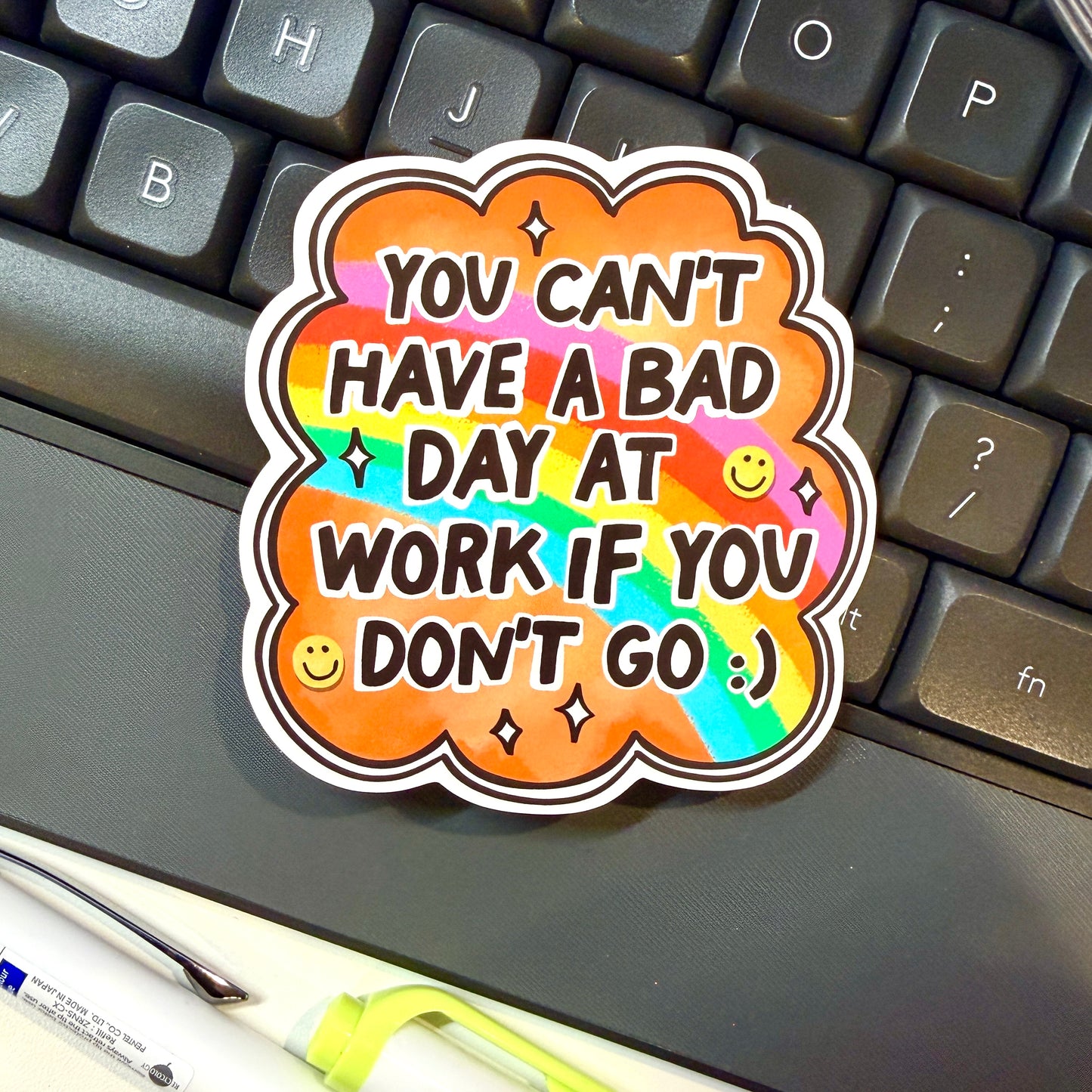 Bad Day at Work Sticker