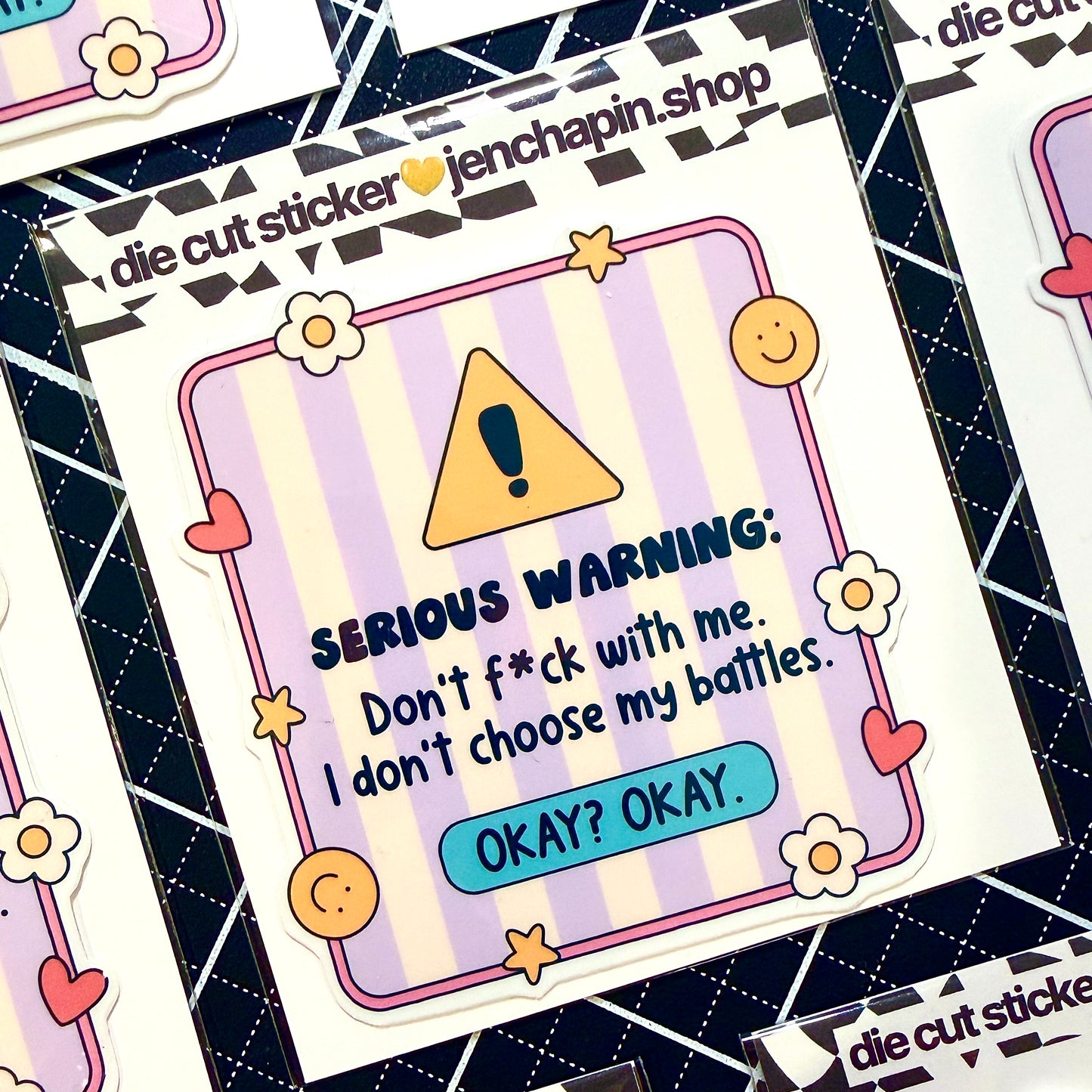 Don't F*k With Me Sticker