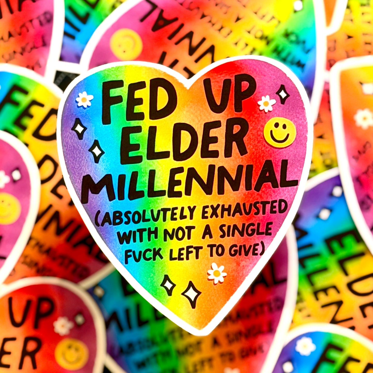 Fed Up Elder Millennial Sticker