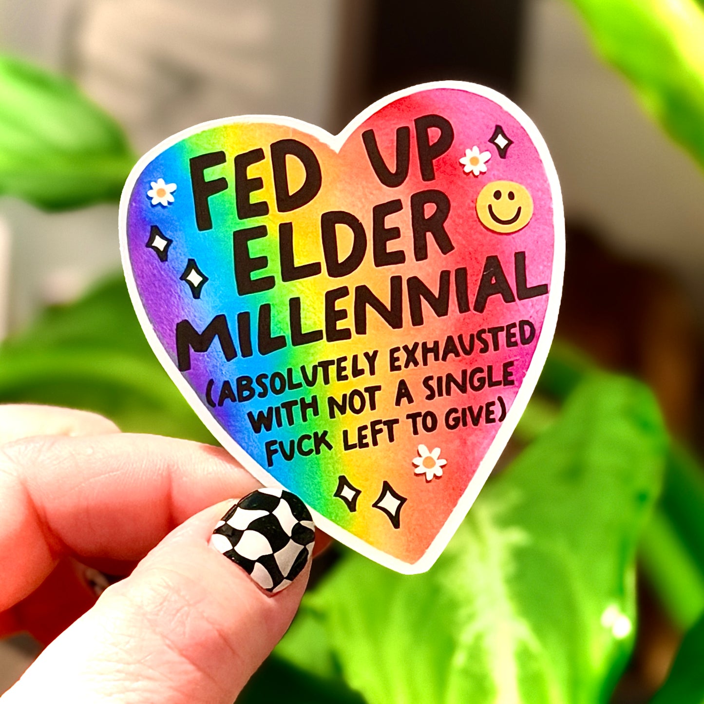 Fed Up Elder Millennial Sticker