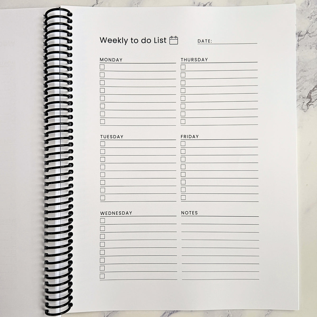 Brain Dump Journal + Planner
