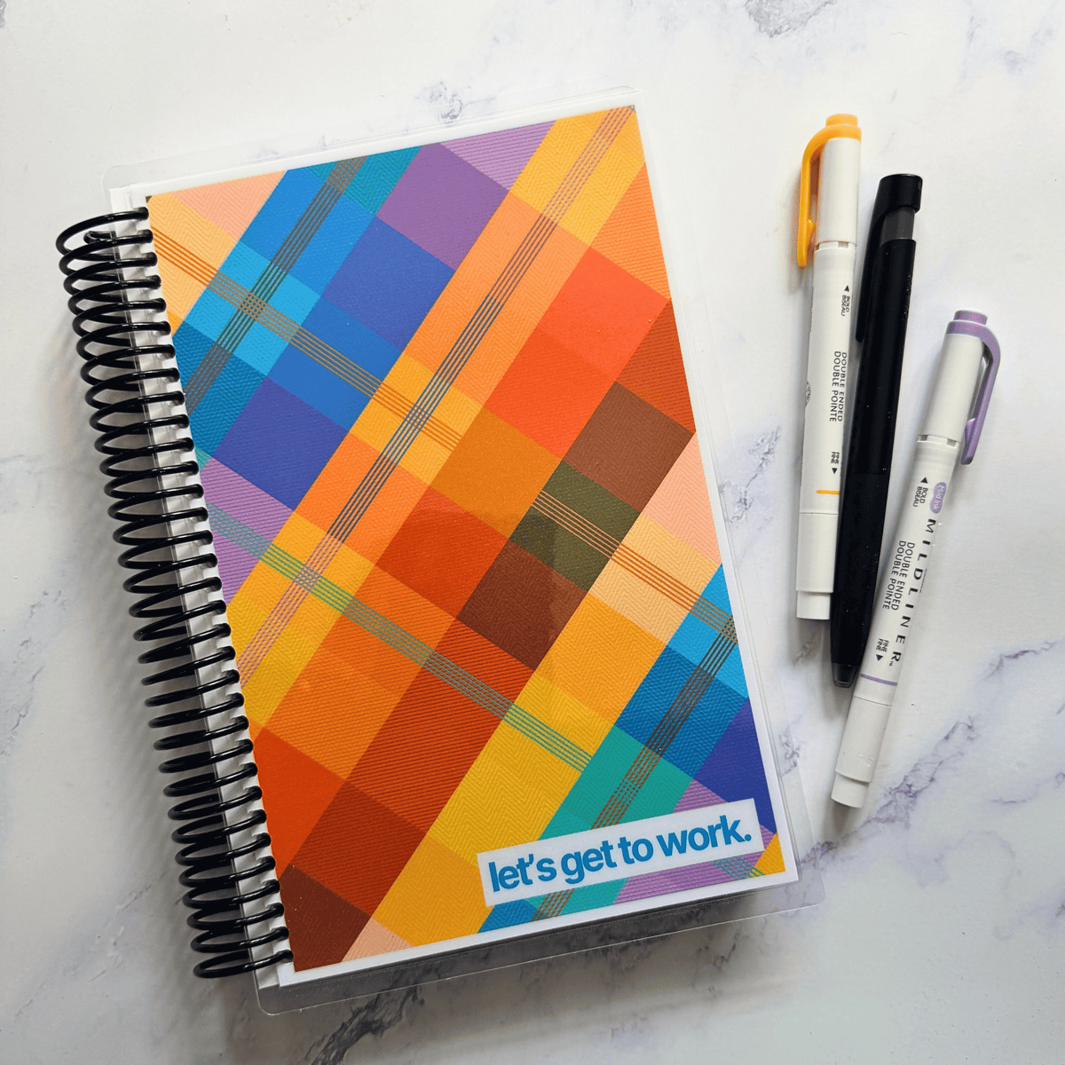 PREORDER: Colorful Plaid Day Planner (Ships 10/9/26)