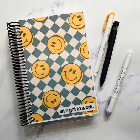 PREORDER: Checkered Smiles Day Planner (Ships 10/9/26)