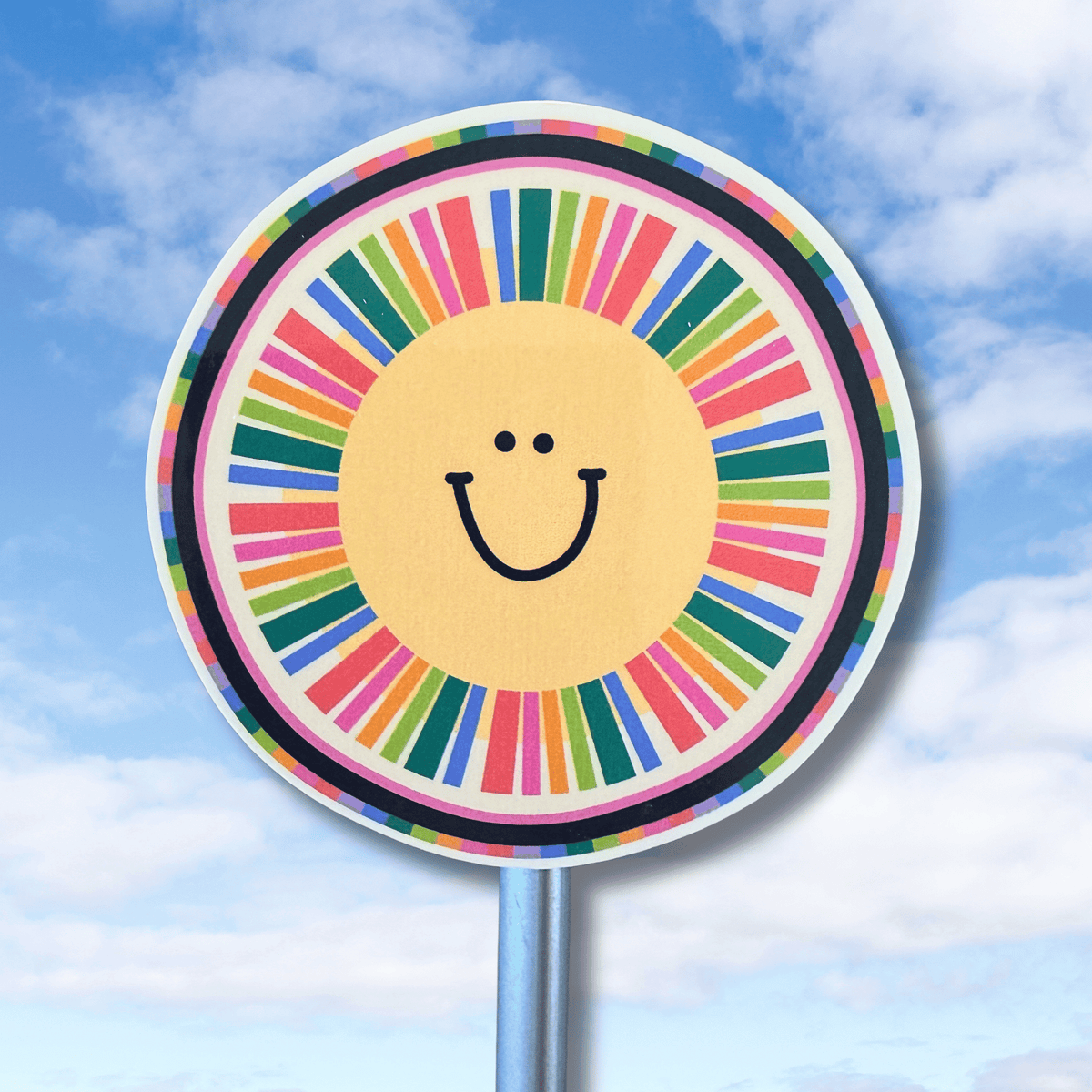 Happy Sun Sticker