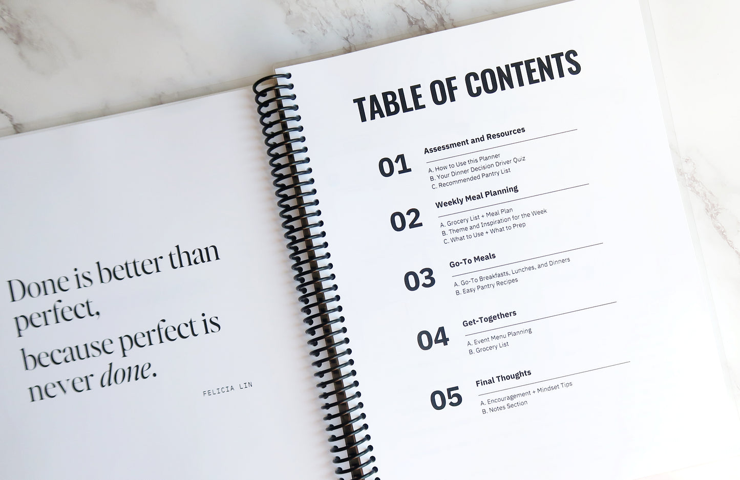 "All Smiles" Dinner: Done Meal Planner