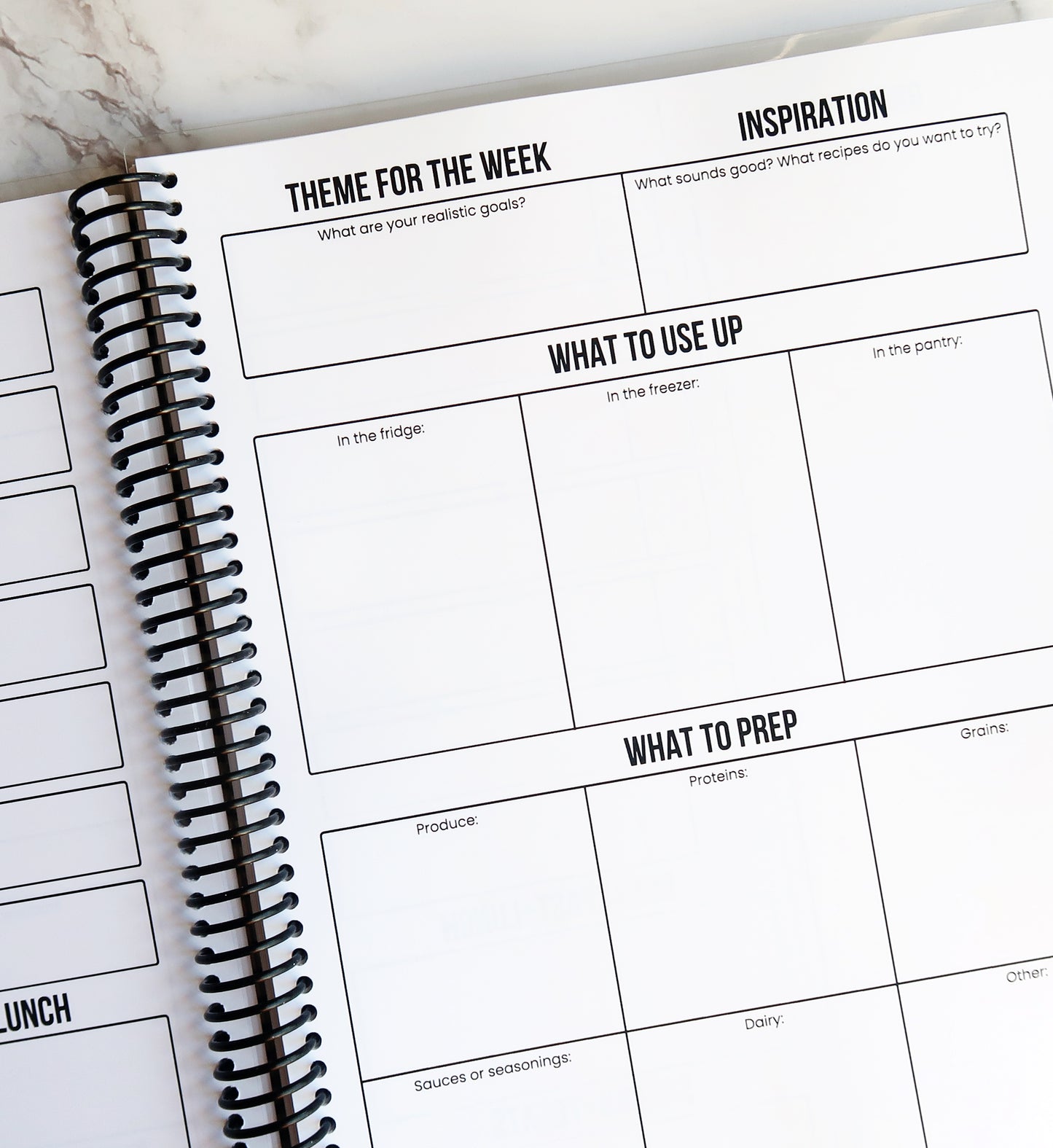 "All Smiles" Dinner: Done Meal Planner